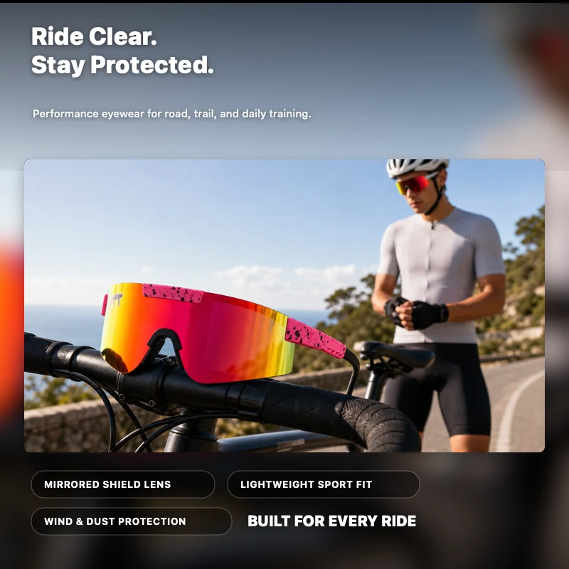 Polarised cycling sunglasses for UK roads, wind and wet glare