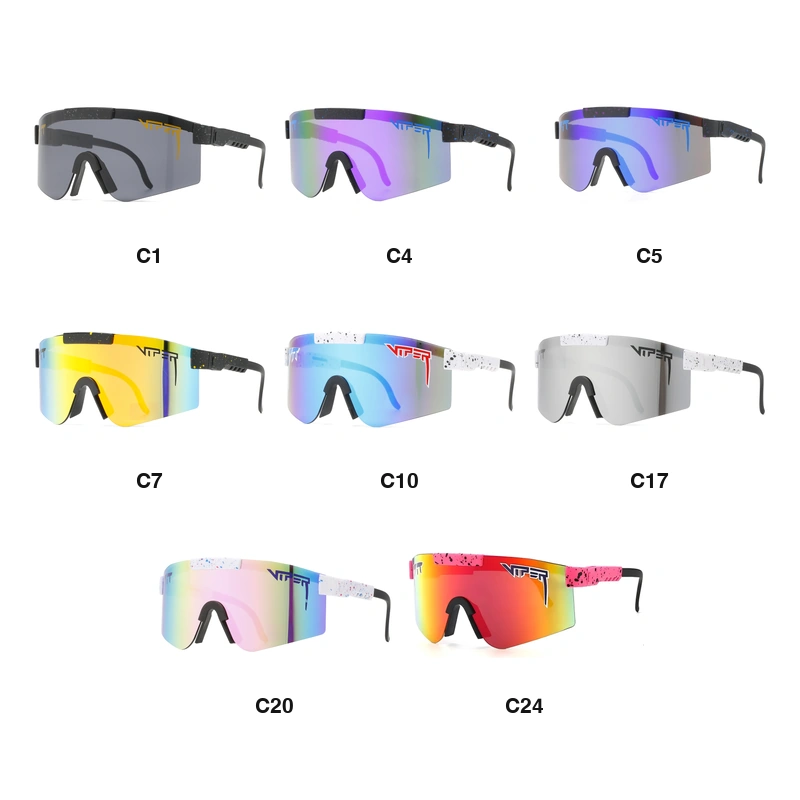 VeloVisor lens colours with model option labels